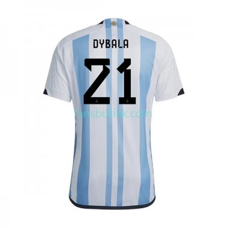 Fotballdrakt Argentina Dybala 21 Hjemmetrøye World Cup 2022 Kortermet